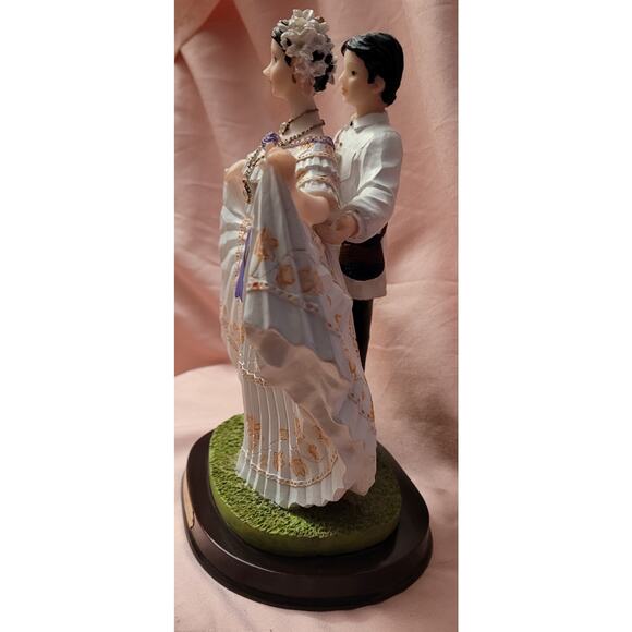 MONTEFIORI COLLECTION FLAMINGO COUPLE DANCERS FIGURINES DANIEL'S COLLECTION 8”H - Picture 6 of 11